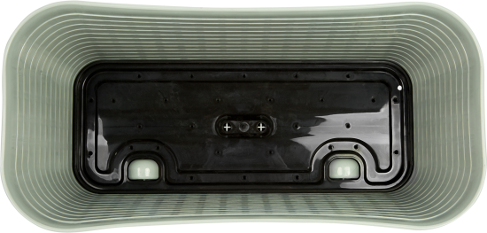 Ящик балконный Idea Ротанг 40x18x16 см v11 л пластик серый