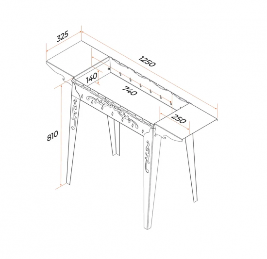 Мангал «Дачный» 3 МНД 3