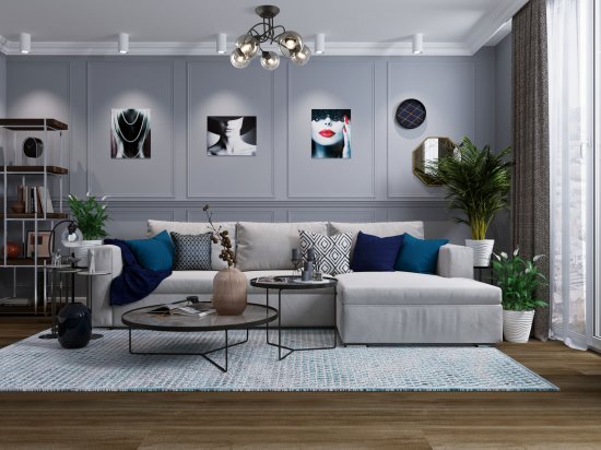 Спатифиллум Вивальди ø17 h60-70 см