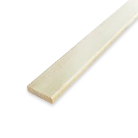 Декоративный брусок сращенный 11x40x2200 мм хвоя сорт Экстра прямой с фаской угла