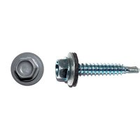 Кровельный саморез КРЕП-КОМП 4,8x19 RAL7024, серый графит 4500 шт
