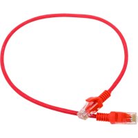 Патч-корд ExeGate UTP-RJ45-RJ45-5e-0,5M-LSZH-RD