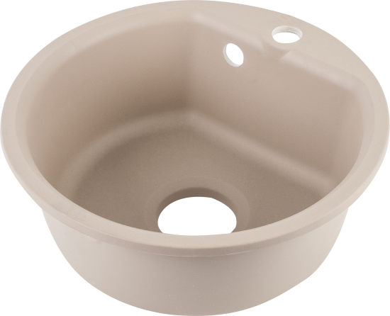 Мойка для кухни врезная Smart GF-SM 435 43.2x43.2 см глубина чаши 17 см мрамор цвет песочный