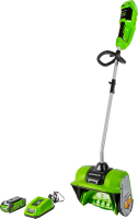 Снегоуборщик аккумуляторный GREENWORKS Бесщёточный GD40SSK2 30 см 40 В 1x2 Ач АКБ и ЗУ в комплекте