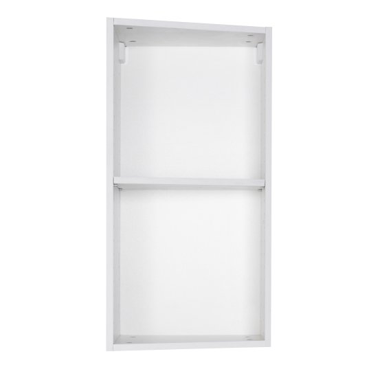 Каркас навесной скошенный Delinia ID 38x76.8x35 см ЛДСП цвет белый