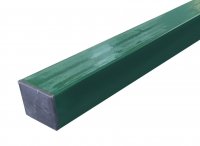Столб 40x40x3000 мм цвет зелёный