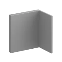 Крепление настенное Spaceo KUB 3.5x5 см сталь цвет серебристый 2 шт