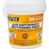 Водоэмульсионная краска для наружных и внутренних работ Movatex EXTRA
