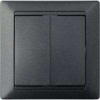 Двухклавишный выключатель BYLECTRICA СТИЛЬ