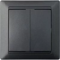 Двухклавишный выключатель BYLECTRICA СТИЛЬ