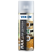 Лак аэрозольный Vixen для дерева прозрачный 500 мл