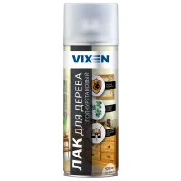 Лак аэрозольный Vixen для дерева прозрачный 500 мл