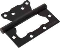 Петля без врезки N100500/2BB-BL/BL 100x75x2.5 мм сталь цвет матовый чёрный
