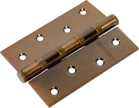 Петля универсальная U1004BB-CFB/BL 100x75x2.5 мм сталь цвет глянцевый кофе