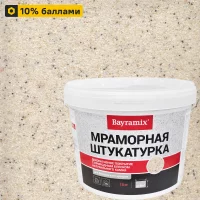 Штукатурка мраморная Bayramix Magnolia White-K 15 кг