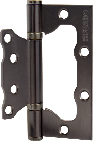 Петля без врезки N100500/2BB-GR/BL 100x75x2.5 мм сталь цвет графит