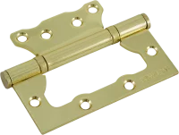 Петля без врезки N100500/2BB-PB/BL 100x75x2.5 мм сталь цвет золото