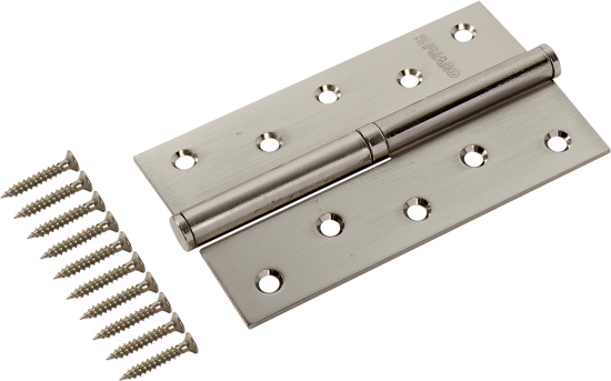 Петля съёмная правая S125413R-SN/BL, 125x75 мм, сталь, цвет перламутровый никель