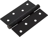 Петля универсальная U1004BB-BL/BL 100x75x2.5 мм сталь цвет матовый чёрный