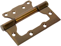 Петля без врезки N100500/2BB-CFB/BL 100x75x2.5 мм сталь цвет глянцевый кофе