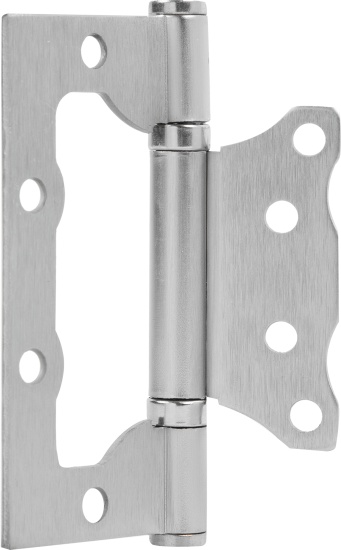Петля без врезки N100500/2BB-WP/BL 100x75x2.5 мм сталь цвет белый жемчуг