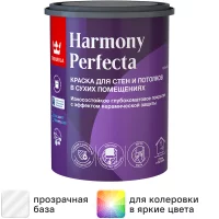 Краска для стен Tikkurila Perfecta матовая прозрачная база С 0.9 л