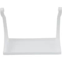 Полка настенная Berossi 28x12x21 см пластик цвет белый