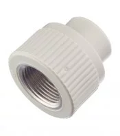 Муфта полипропиленовая FV-Plast 20 мм х 3/4 ВР(г) серая (217021)