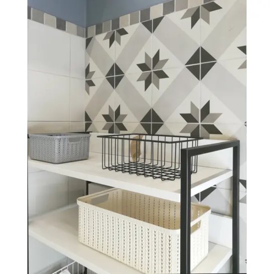 Корзина-органайзер для ящика 25x16x9 см цвет чёрный