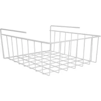 Корзина подвесная 24x28x12 см цвет белый