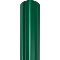 Штакетник GrandLine М-образный фигурный 1.5м зеленый