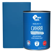 Эмаль ПФ-115 Простокраска полуматовая цвет синий 0.8 кг