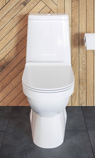 Унитаз-компакт Sanita Luxe Koob универсальный выпуск двойной слив