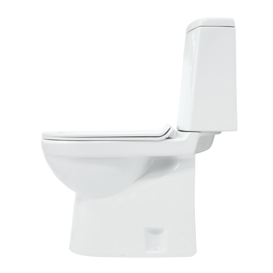 Унитаз-компакт Sanita Luxe Koob универсальный выпуск двойной слив