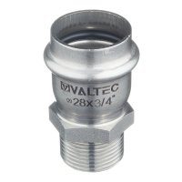 Соединитель VALTEC (VTi.901.I.002805) 28 мм х 3/4 НР(ш) нержавеющая сталь