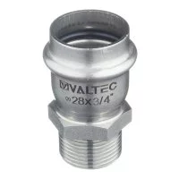 Соединитель VALTEC (VTi.901.I.002805) 28 мм х 3/4 НР(ш) нержавеющая сталь