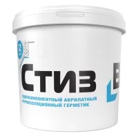 Герметик акриловый для окон Сазиласт Стиз В цвет светло-серый 3 кг