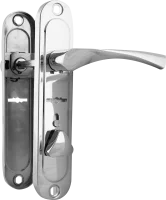 Ручка дверная на планке Avers HP-42.0123-S-C-CR-L, цвет хром