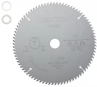 Диск пильный по дереву Dexter FD-E032543084T 84Т 254x30x2 мм, кольца: 20 и 25.4