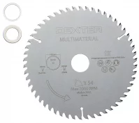 Диск пильный универсальный Dexter FD-E051903054T 54Т 190x30x1.5 мм, кольца: 20 и 25.4