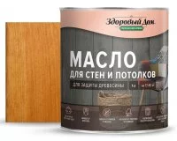 Масло для стен и потолков Здоровый дом цвет дуб 1 л