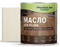 Масло для пола Здоровый дом цвет белый 1 л