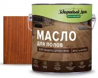 Масло для пола Здоровой дом цвет махагон 2.7 л