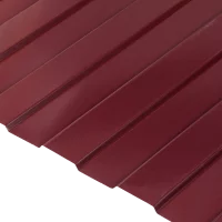 Профнастил С8 0.3 мм 1200x2000 мм RAL 3005 вишня