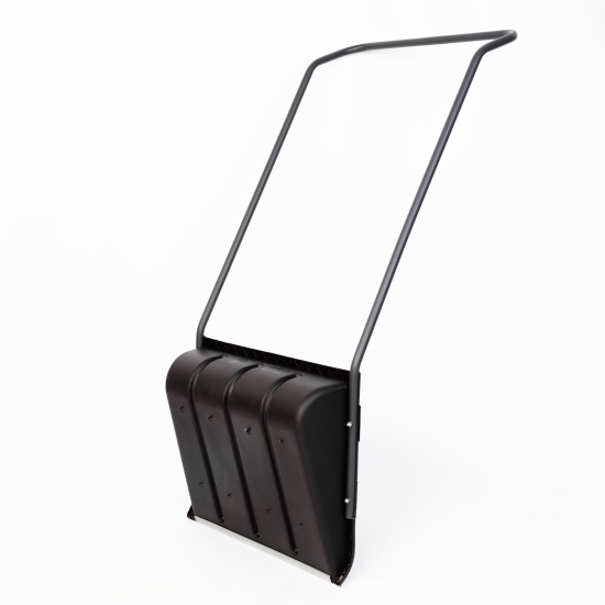 Скрепер для уборки снега 60x47 см пластик с алюминиевой ручкой