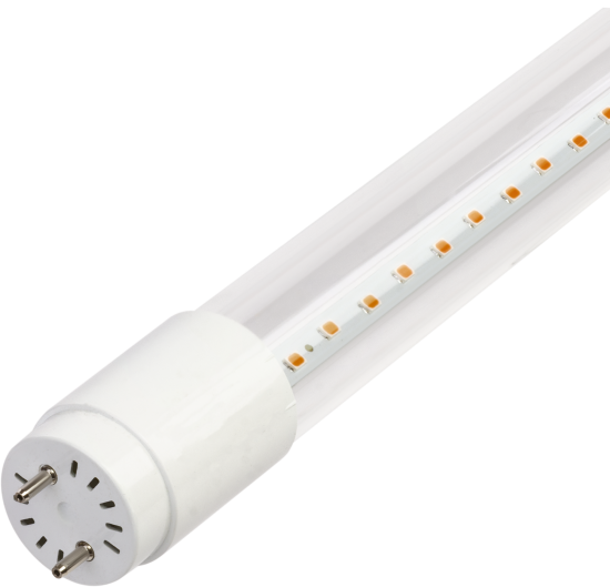 Фитолампа светодиодная линейная для растений TDM Electric Т8 G13 230 В 9 Вт туба красно-синий спектр розовый свет