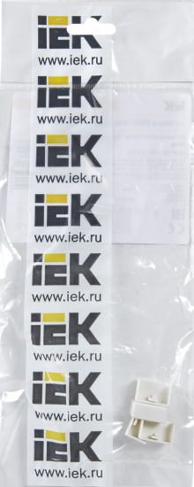 Заглушка для кабель-канала IEK КМЗ 15x10 мм цвет белый 4 шт.