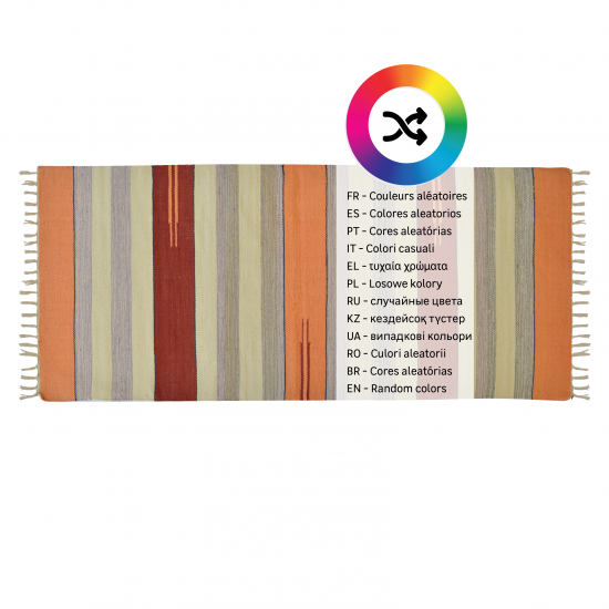 Коврик декоративный хлопок Inspire Naelie 60x140 см цвет мультиколор
