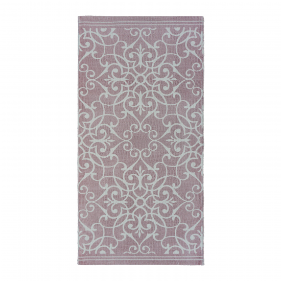 Коврик декоративный хлопок Inspire Lesia 60x120 см цвет розовый