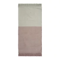 Коврик декоративный хлопок Inspire Lyanna 60x120 см цвет розовый